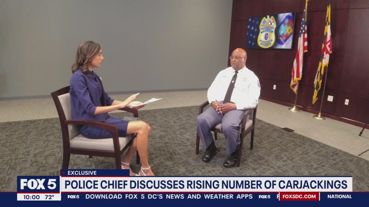 Police Chief Malik Aziz discusses carjacking crisis in Prince George's County